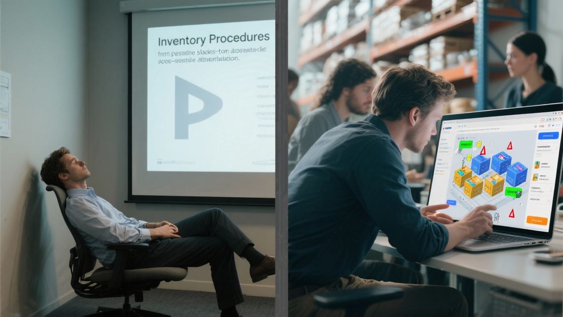 interactive training games vs slides